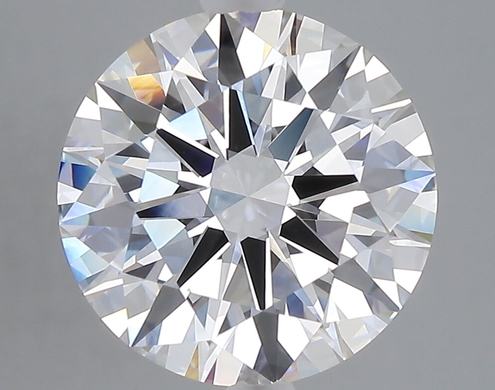 5.01 carat round lab grown diamond E color VVS1 clarity