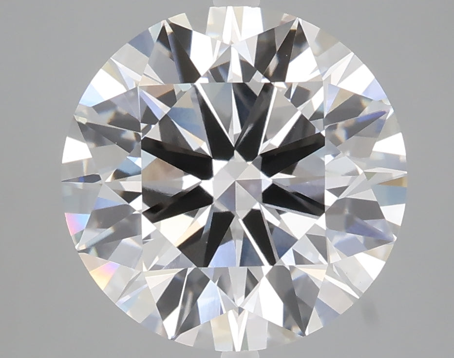 4.56 carat round lab grown diamond E color VVS2 clarity