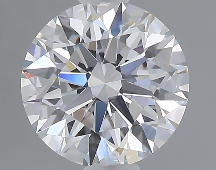 1.02 carat round lab grown diamond E color VVS2 clarity