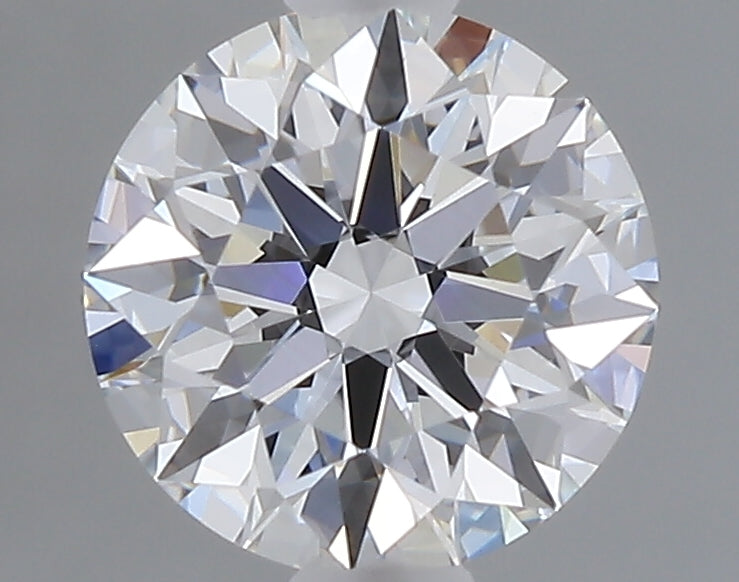 1.08 carat round lab grown diamond D color VVS2 clarity