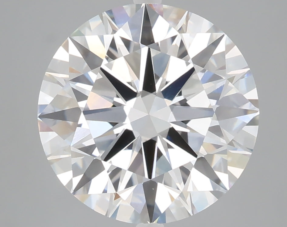 5.02 carat round lab grown diamond F color VS1 clarity