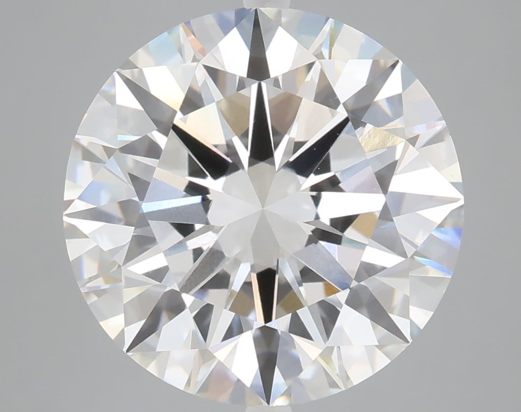7.05 carat round lab grown diamond E color VVS2 clarity