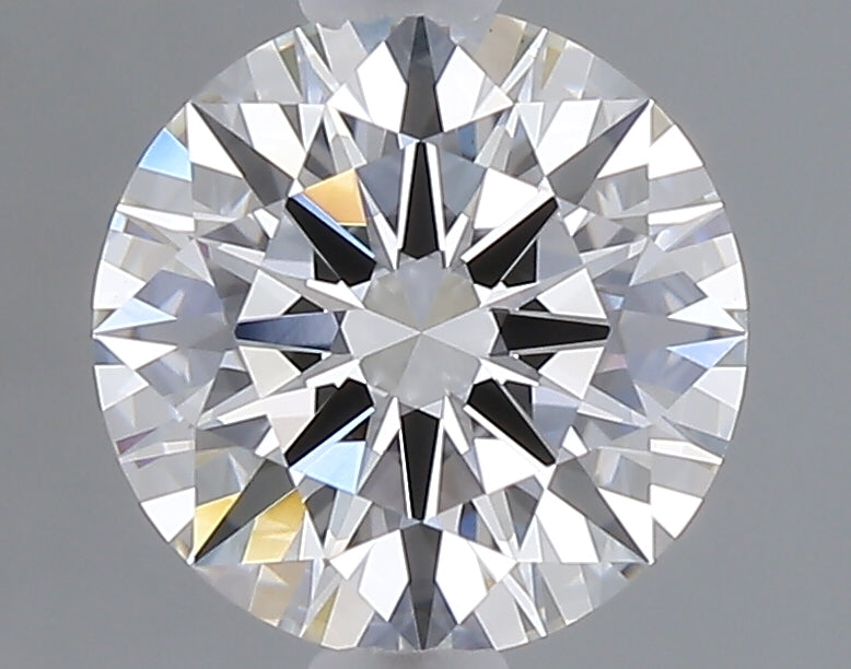 1.05 carat round lab grown diamond D color VVS2 clarity