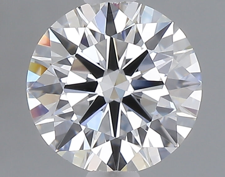 1.08 carat round lab grown diamond D color VVS2 clarity