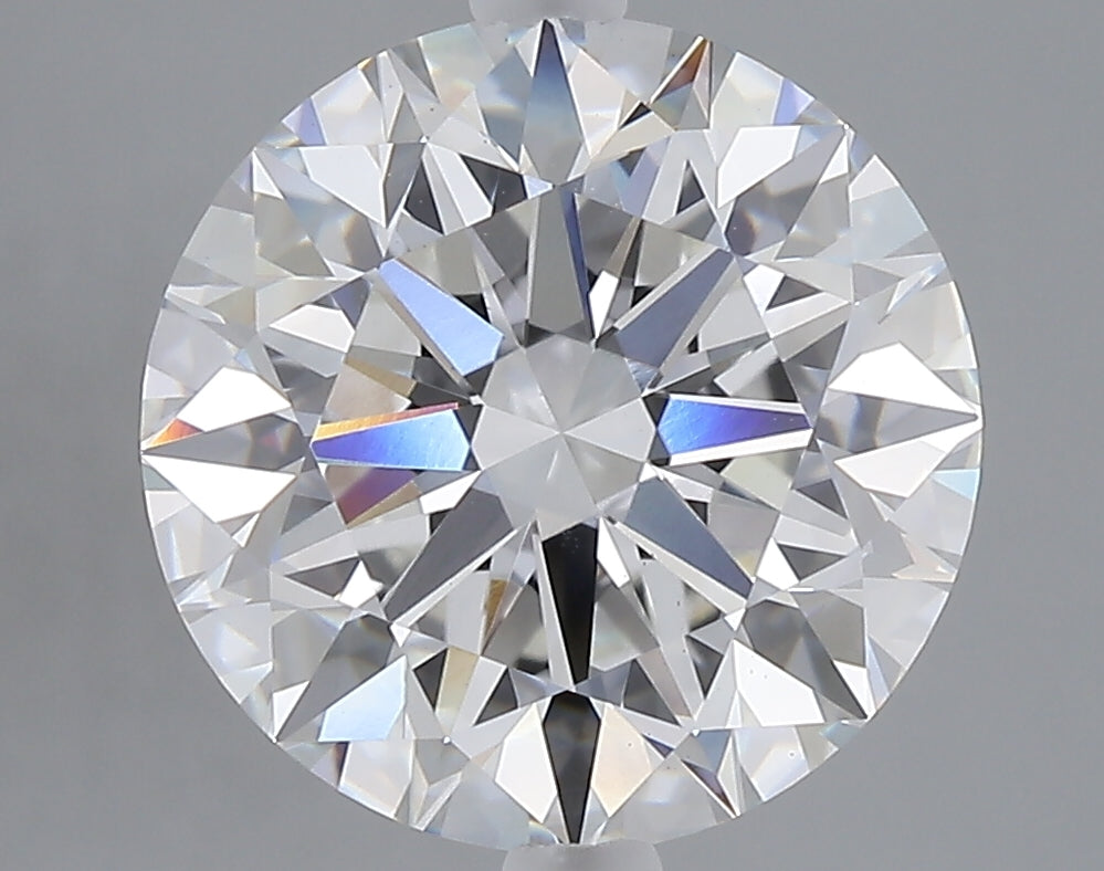 5.22 carat round lab grown diamond E color VS1 clarity