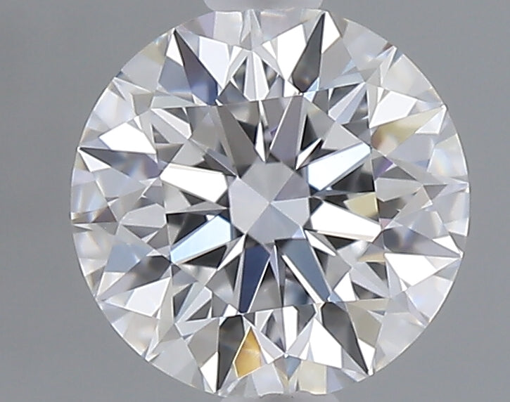 1.08 carat round lab grown diamond D color VVS2 clarity