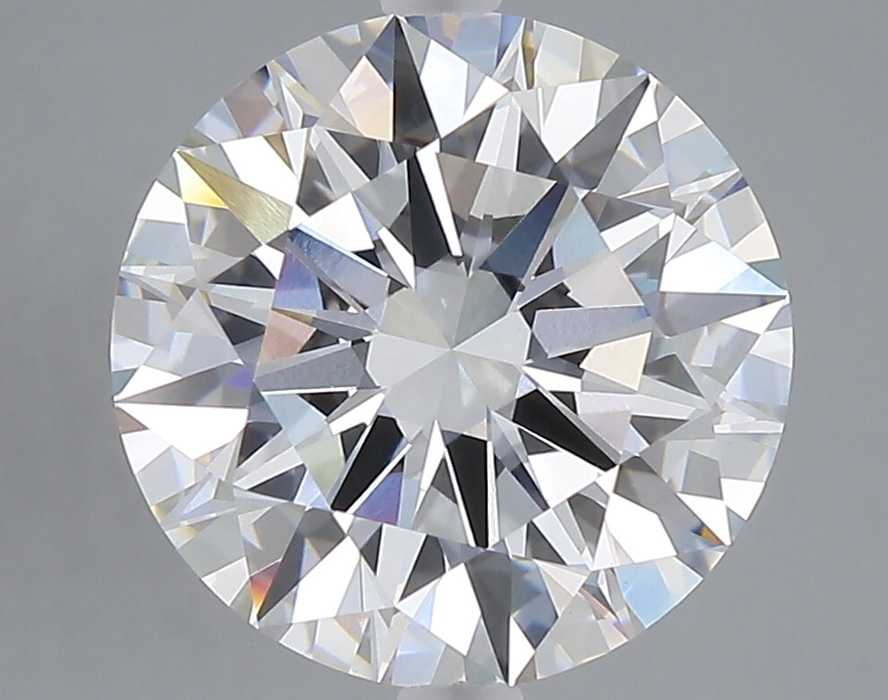 5.10 carat round lab grown diamond E color VVS2 clarity