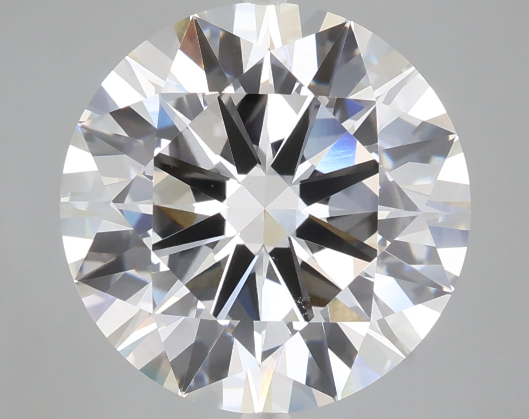 7.04 carat round lab grown diamond E color VS1 clarity