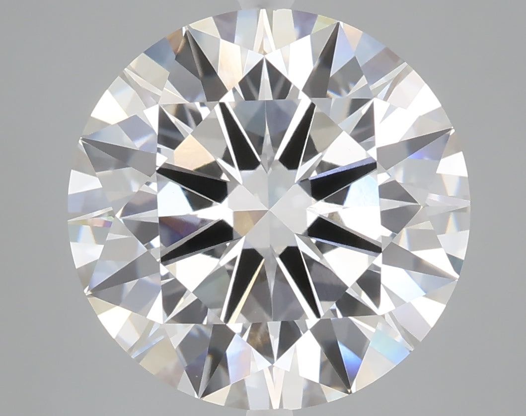 6.72 carat round lab grown diamond E color VVS2 clarity