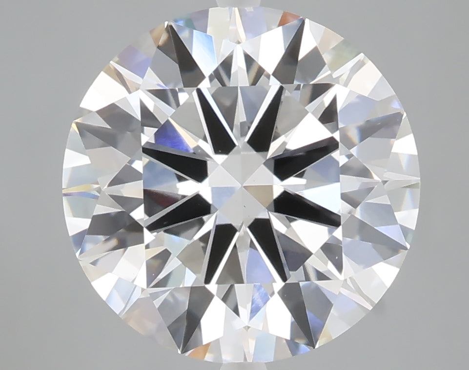 5.00 carat round lab grown diamond E color VS1 clarity