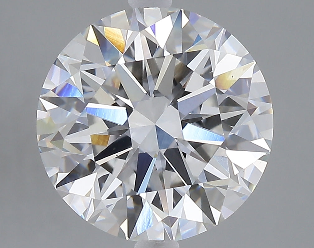 5.11 carat round lab grown diamond F color VS1 clarity