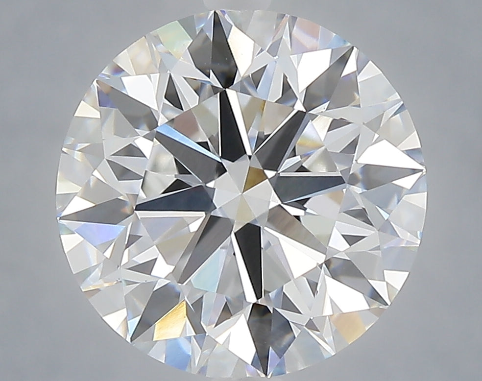 5.09 carat round lab grown diamond F color VS1 clarity
