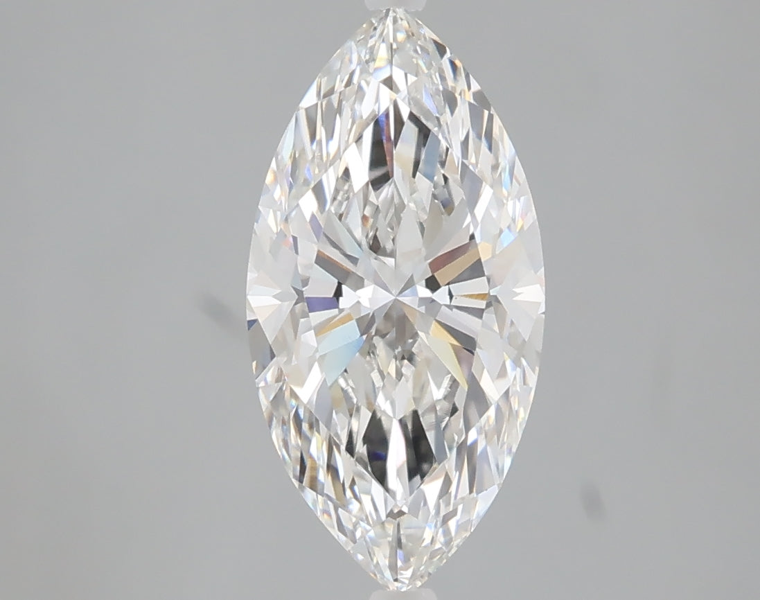 2.05 carat marquise lab grown diamond E color VVS2 clarity