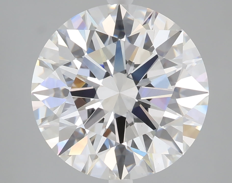 5.01 carat round lab grown diamond E color VS1 clarity
