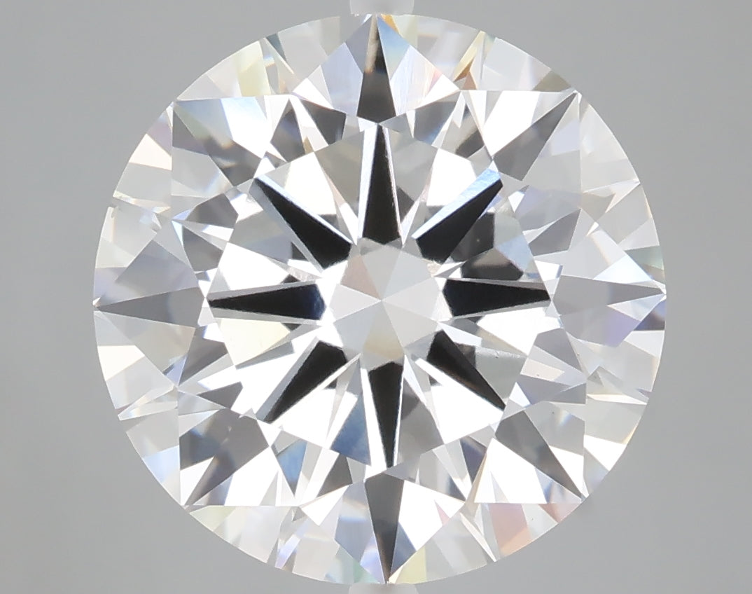 7.04 carat round lab grown diamond E color VVS2 clarity