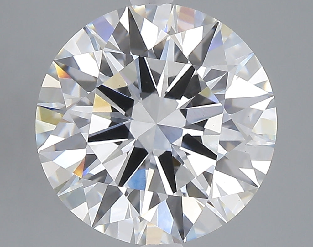5.06 carat round lab grown diamond E color VVS2 clarity
