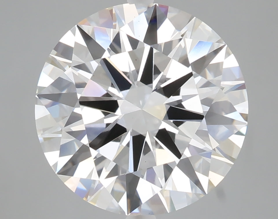 5.03 carat round lab grown diamond F color VS1 clarity