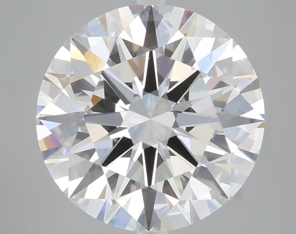 5.00 carat round lab grown diamond E color VVS2 clarity