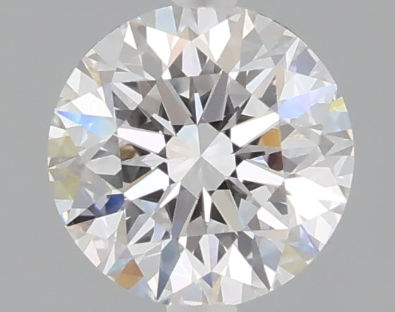 1.07 carat round lab grown diamond D color VVS2 clarity