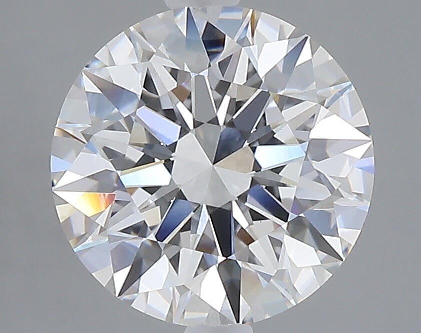 3.07 carat round lab grown diamond E color VVS2 clarity