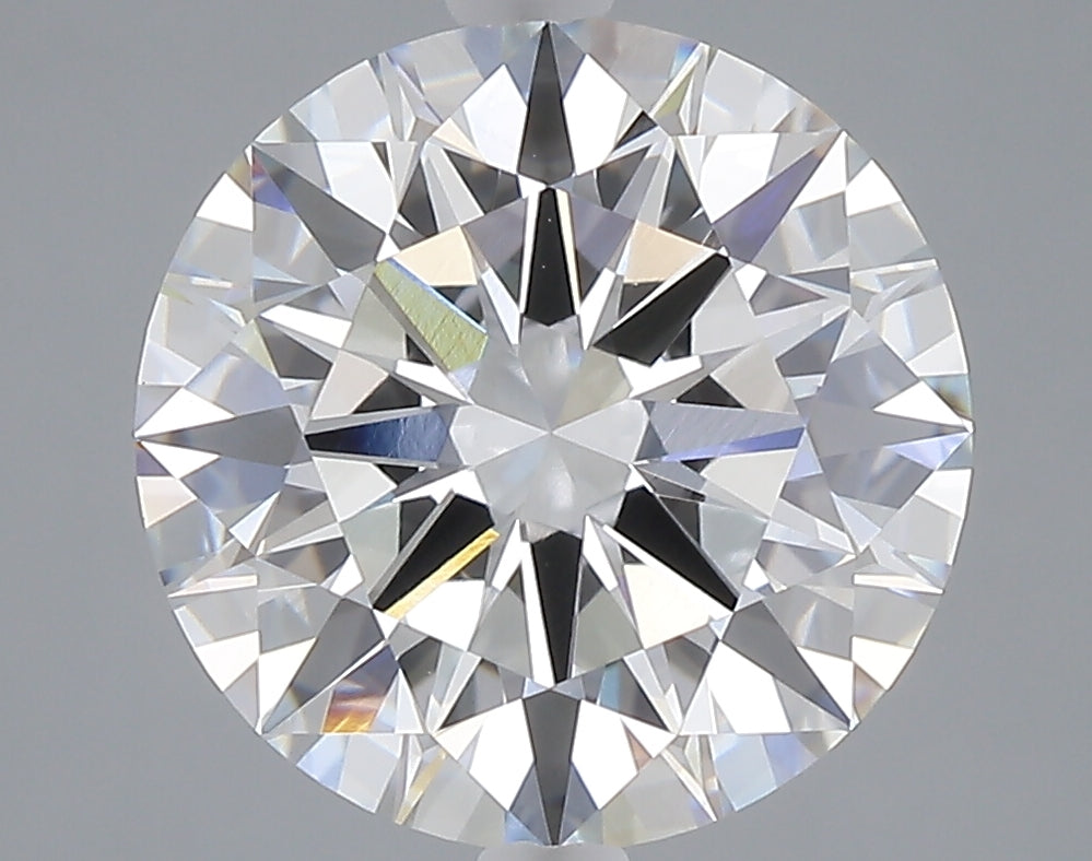5.01 carat round lab grown diamond E color VVS2 clarity