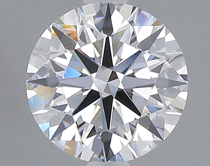1.55 carat round lab grown diamond D color VVS2 clarity