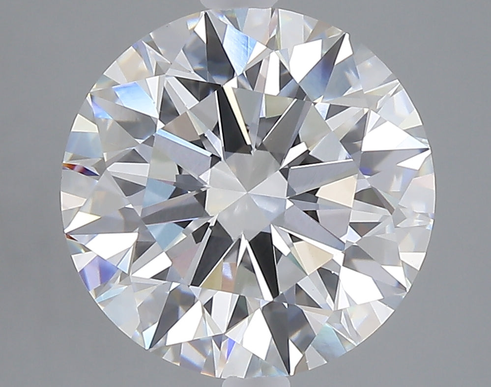 5.03 carat round lab grown diamond E color VS1 clarity