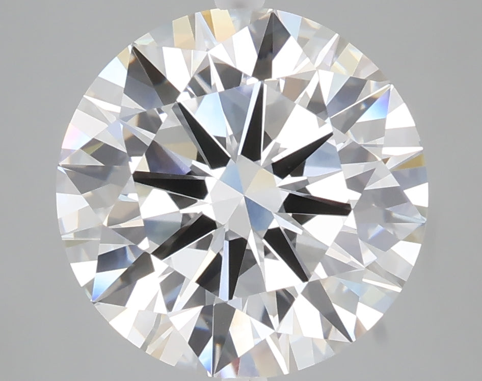 5.02 carat round lab grown diamond F color VS1 clarity