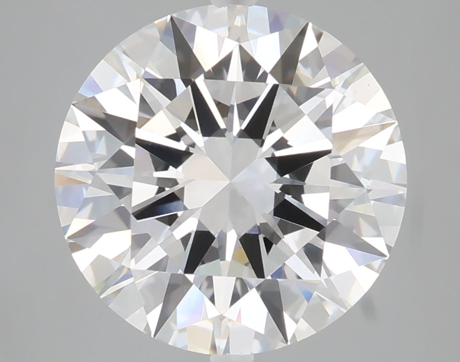 4.57 carat round lab grown diamond E color VS1 clarity