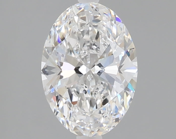 1.02 carat oval lab grown diamond D color VVS2 clarity