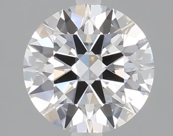 1.08 carat round lab grown diamond D color VVS2 clarity