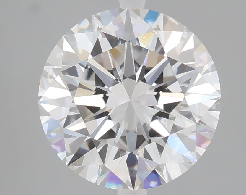 3.09 carat round lab grown diamond F color VVS2 clarity