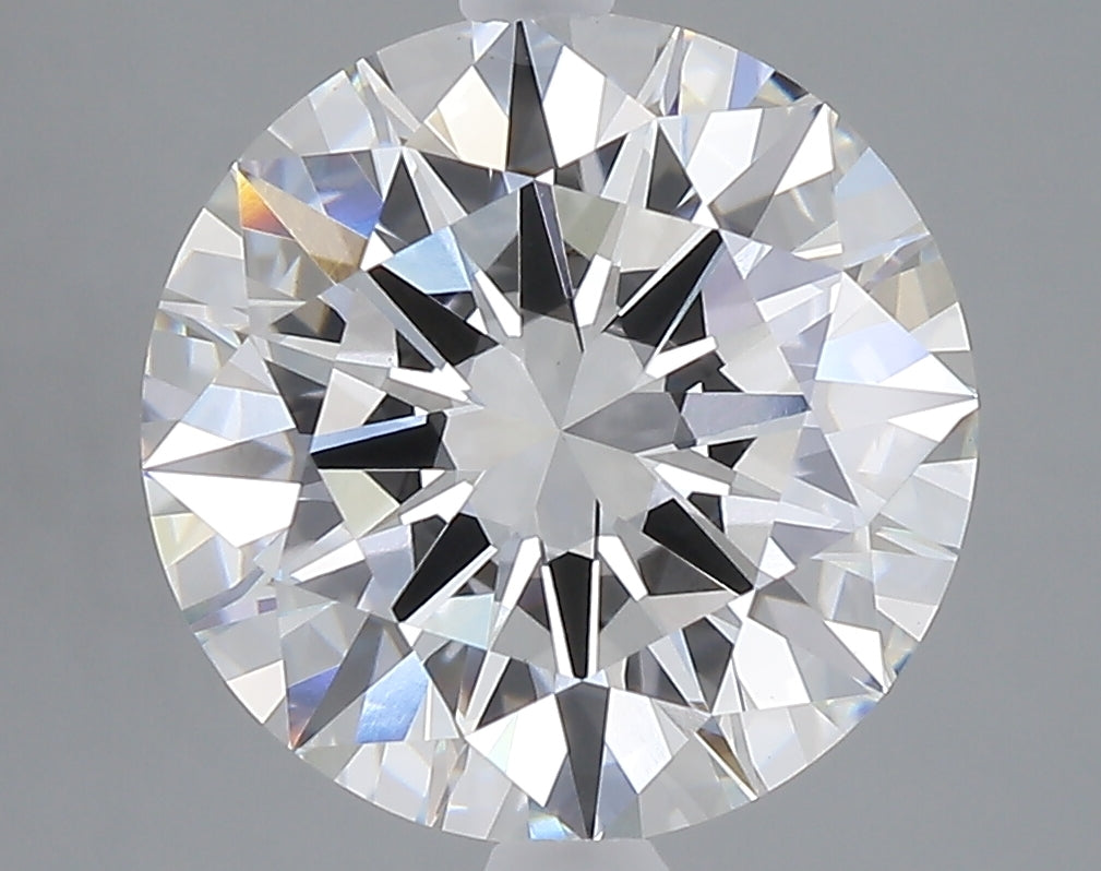 5.01 carat round lab grown diamond F color VS1 clarity
