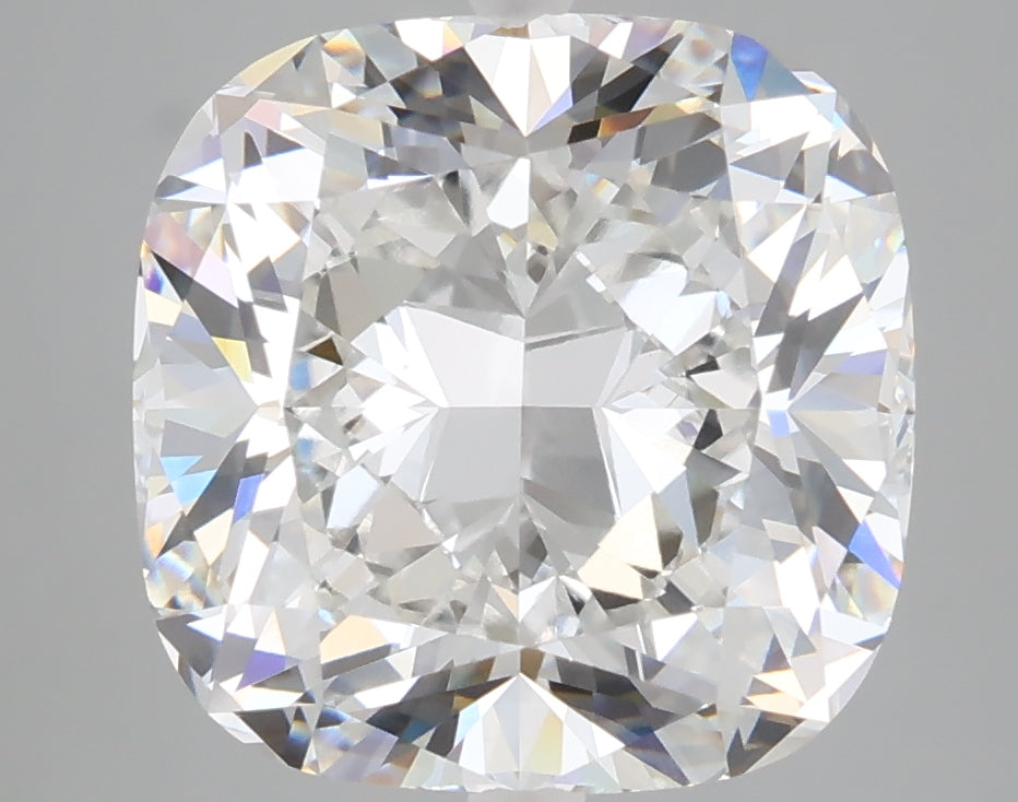 6.59 carat cushion lab grown diamond E color VVS2 clarity