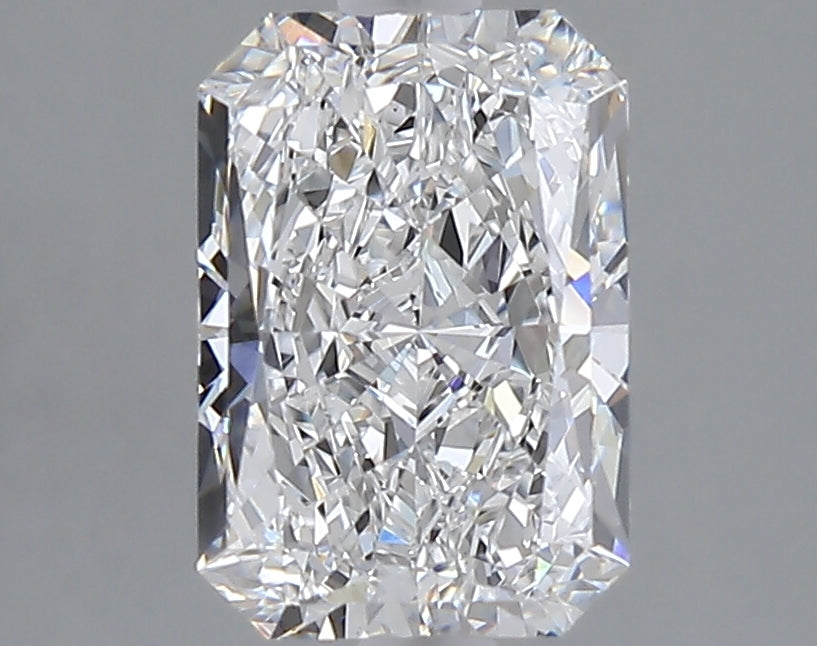 2.03 carat radiant lab grown diamond D color VVS2 clarity