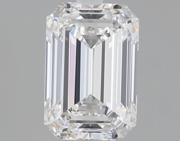 1.04 carat emerald lab grown diamond D color VVS2 clarity