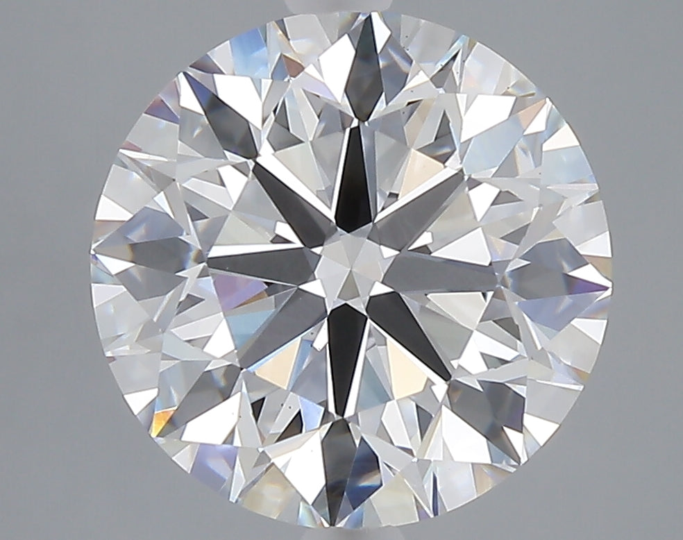 5.02 carat round lab grown diamond E color VS1 clarity