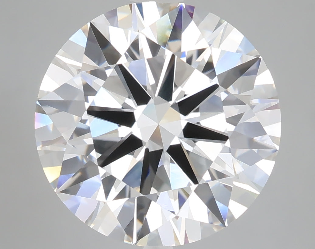6.82 carat round lab grown diamond E color VVS2 clarity
