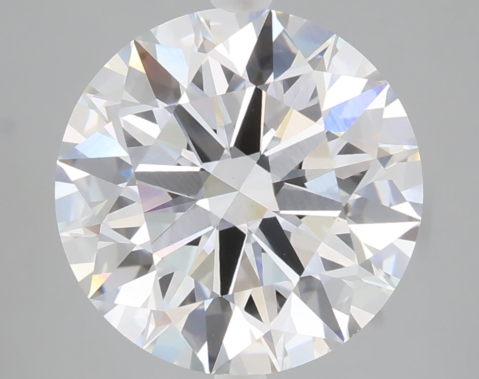 5.01 carat round lab grown diamond E color VS1 clarity