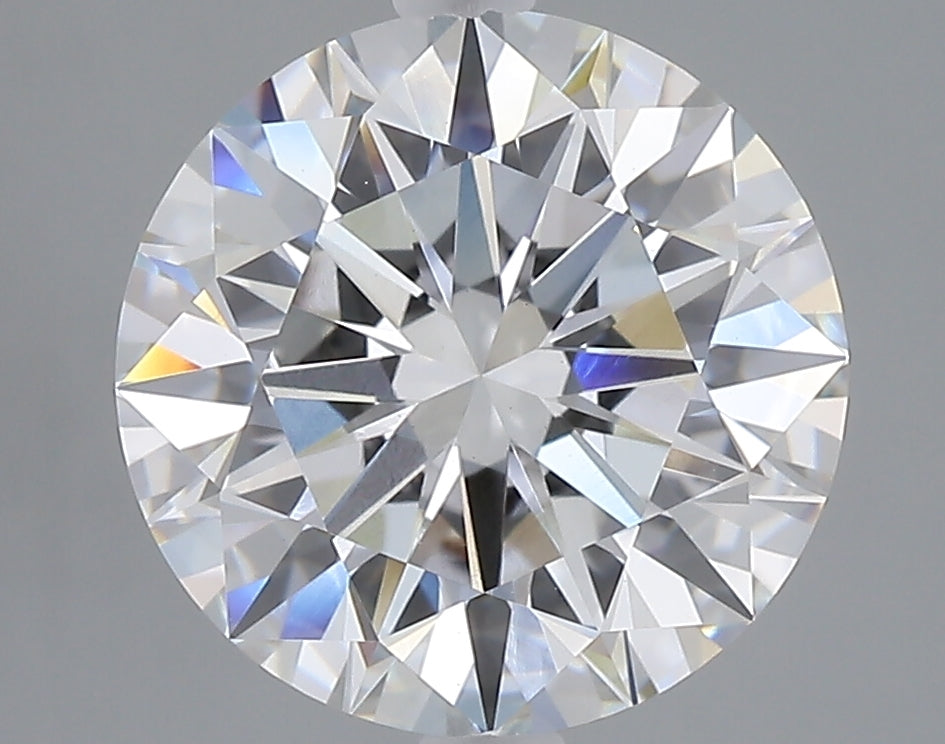 4.33 carat round lab grown diamond E color VS1 clarity