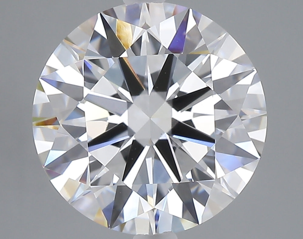 5.01 carat round lab grown diamond E color VVS2 clarity