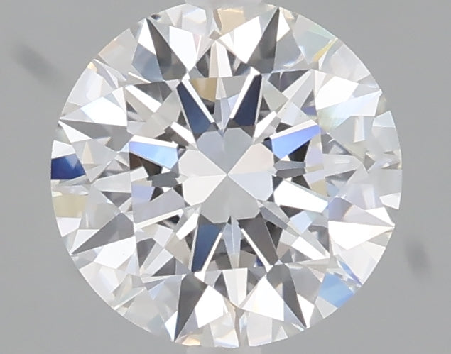 1.55 carat round lab grown diamond D color VVS2 clarity