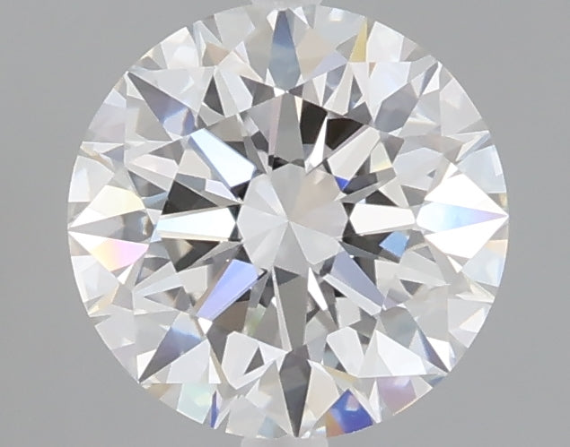 1.56 carat round lab grown diamond E color VVS2 clarity