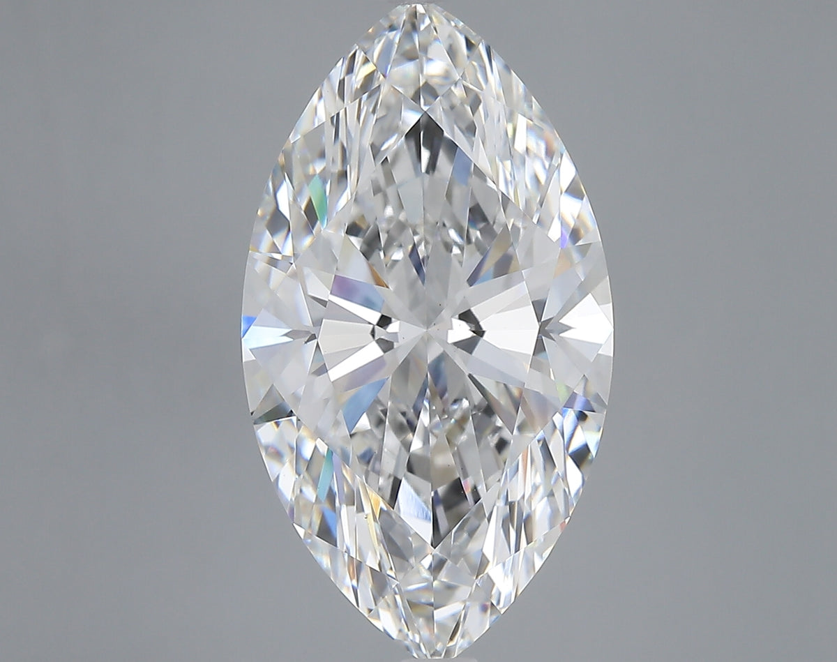 8.06 carat marquise lab grown diamond F color VS1 clarity
