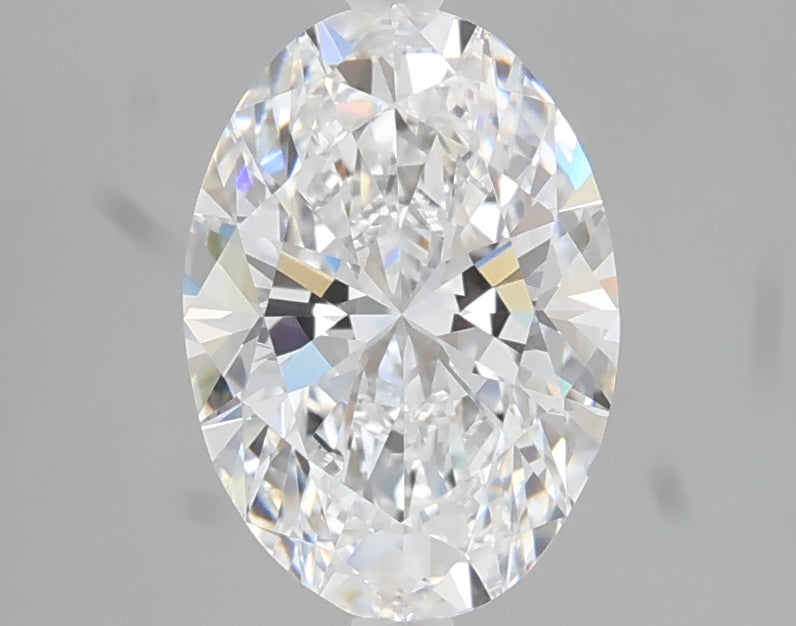 1.58 carat oval lab grown diamond D color VS1 clarity
