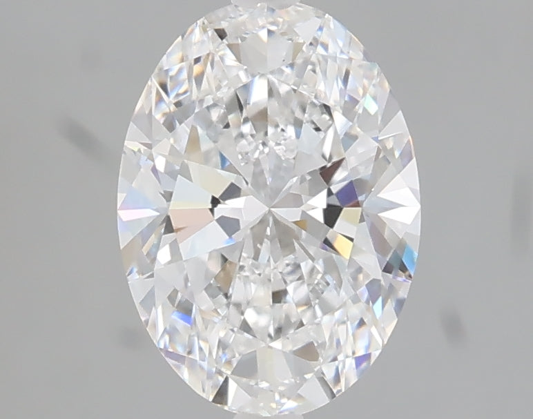 1.57 carat oval lab grown diamond D color VS1 clarity