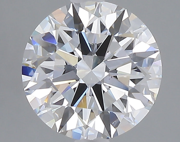 2.21 carat round lab grown diamond E color VVS2 clarity