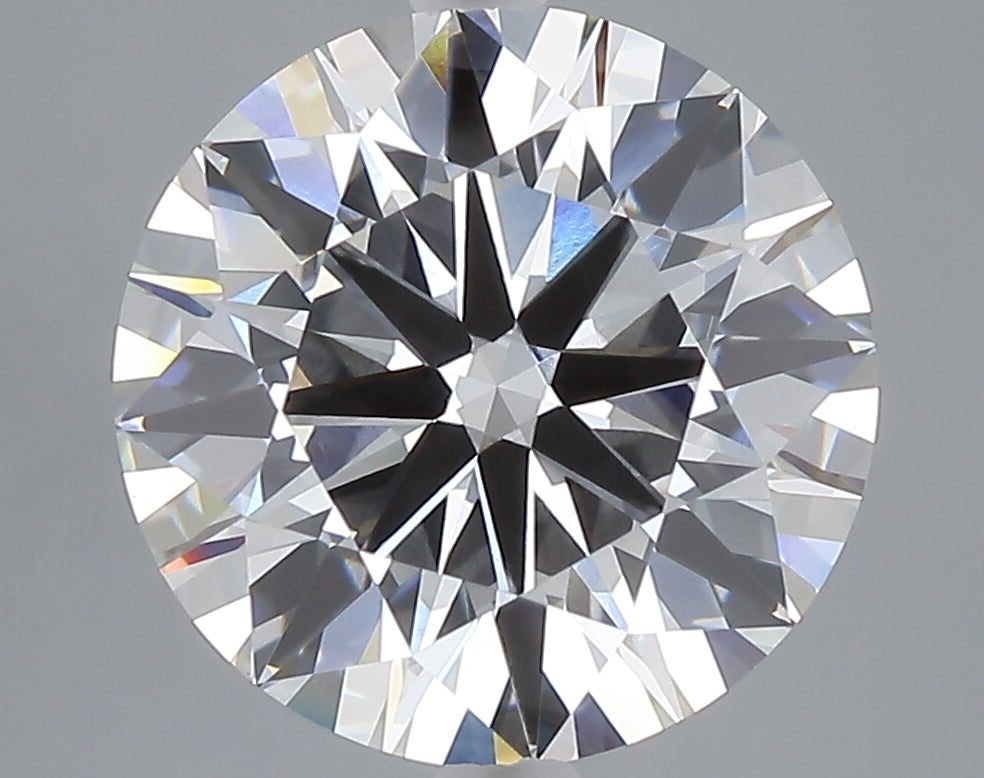 5.02 carat round lab grown diamond E color VS1 clarity