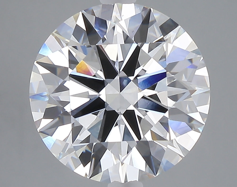 5.01 carat round lab grown diamond F color VS1 clarity