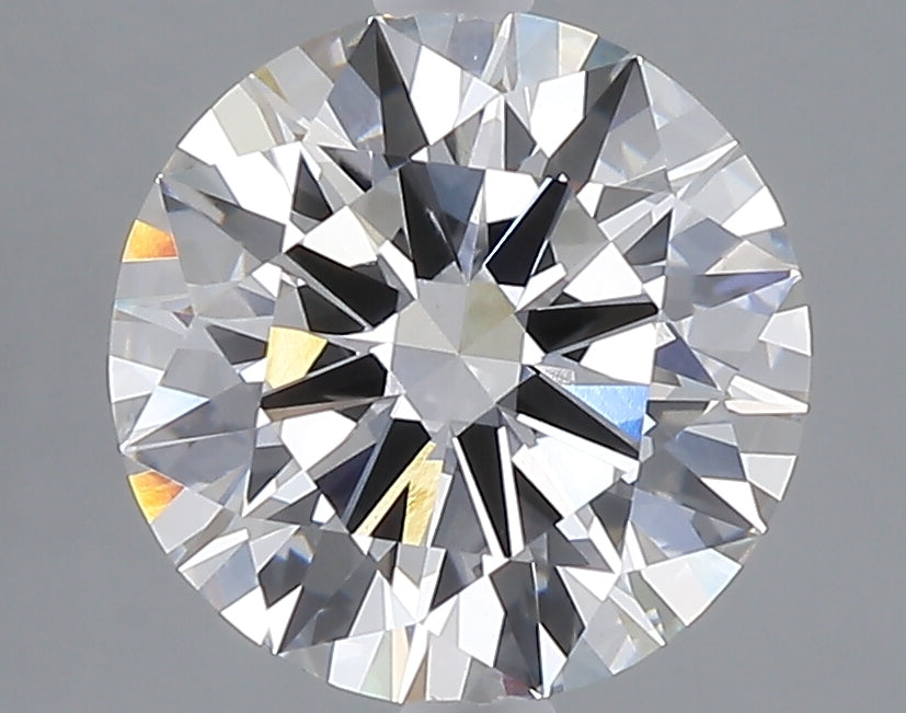 2.87 carat round lab grown diamond G color VVS2 clarity